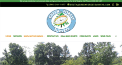 Desktop Screenshot of greenforestsurveys.com